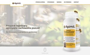 Apimil-screen strony internetowej