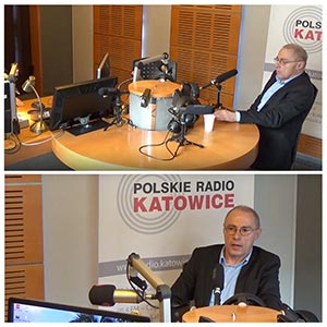 dr Ryszard Sebesta w Radiu Katowice - zdjęcia