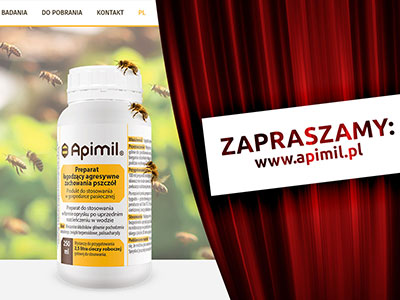 Zapraszamy na nową stronę Apimil.pl - grafika