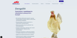 Dergall - zdjęcie strony internetowej