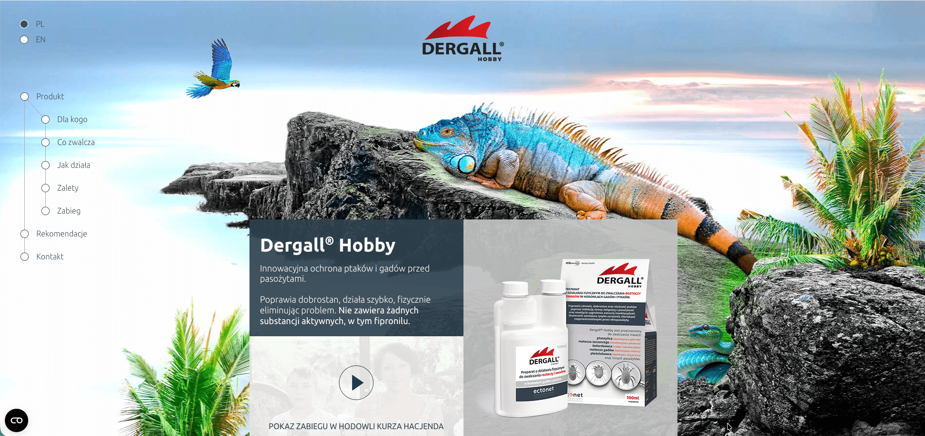 Zrzut strony internetowej dergall-hobby.pl