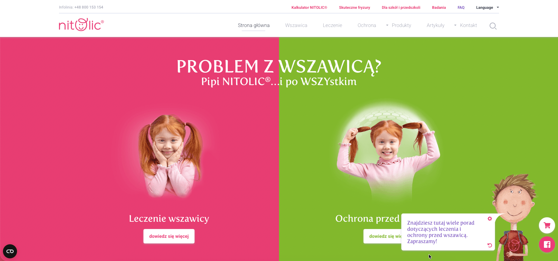 Zrzut strony internetowej nitolic.pl