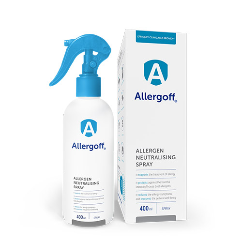 Allergoff spray visualisation